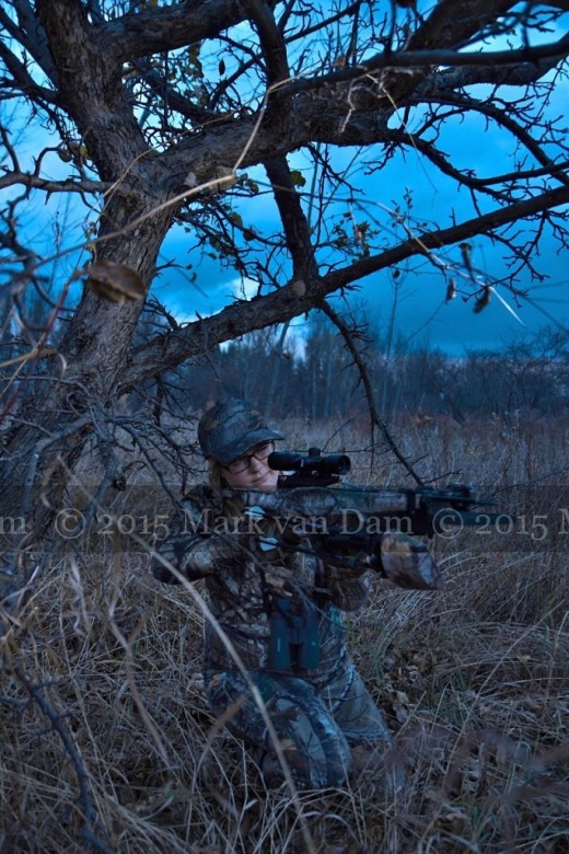 crossbow hunting photography [110515]C038 blue