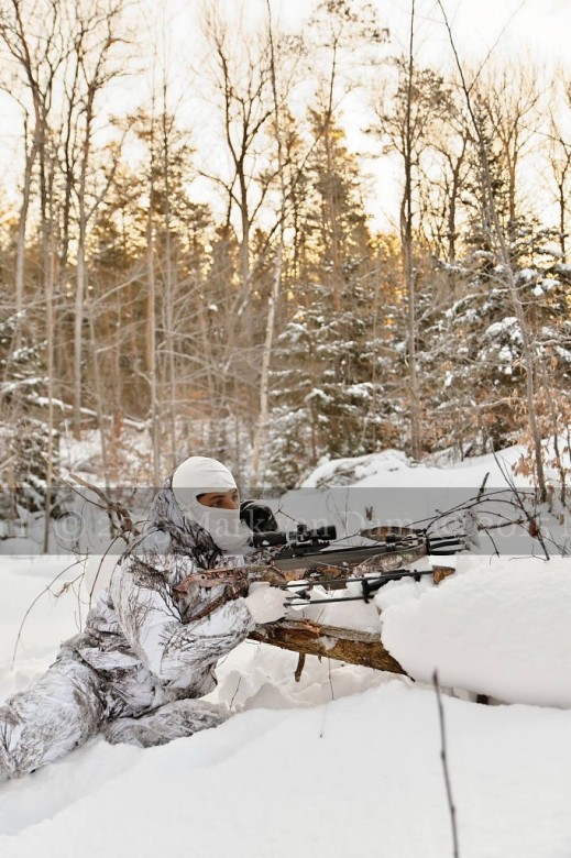 winter hunting photography A076