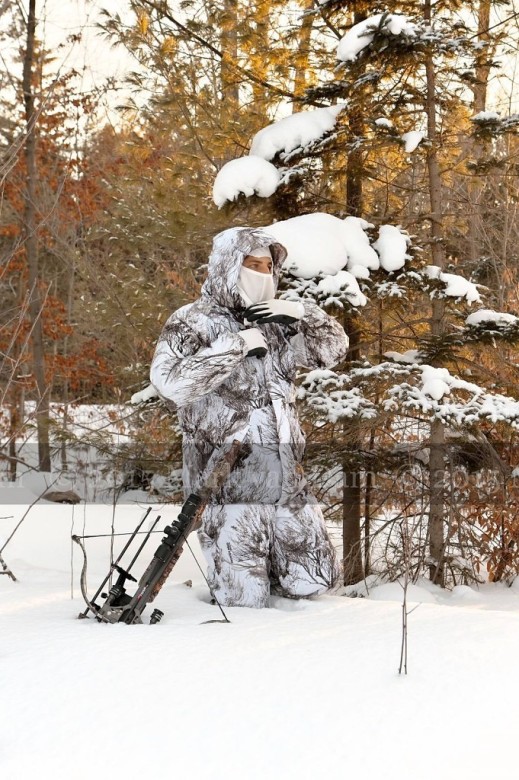 winter hunting photography A110
