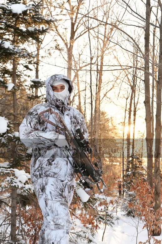 winter hunting photography A122