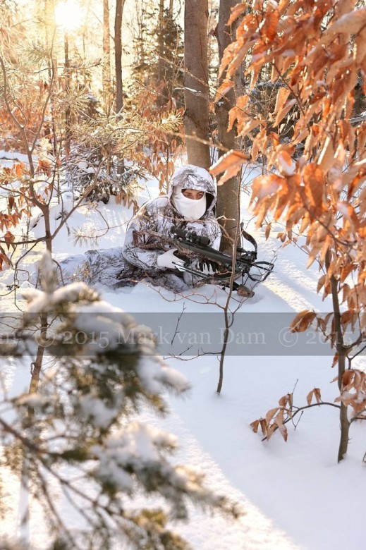 winter hunting photography A195