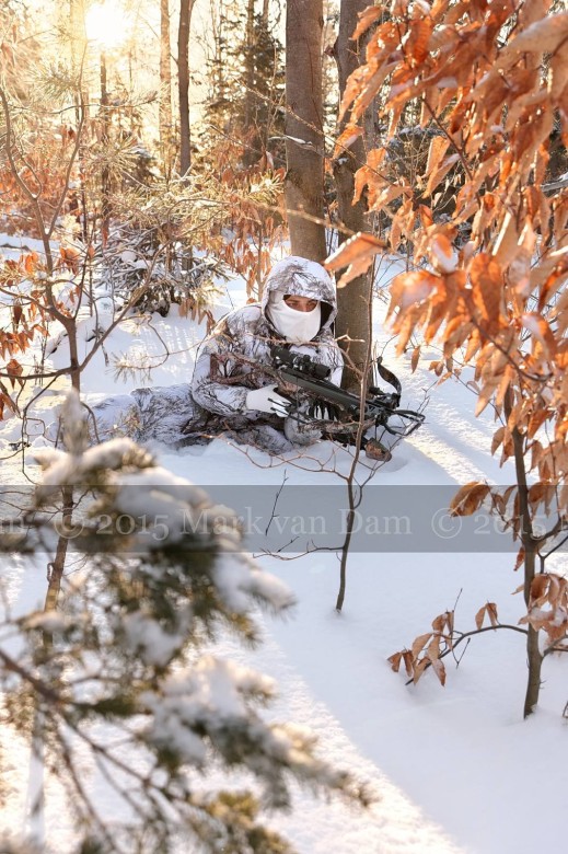 winter hunting photography A196