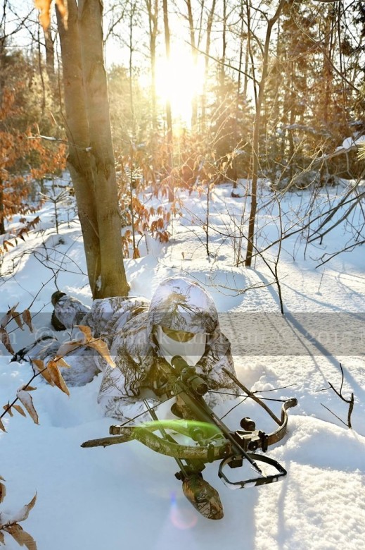 winter hunting photography A213
