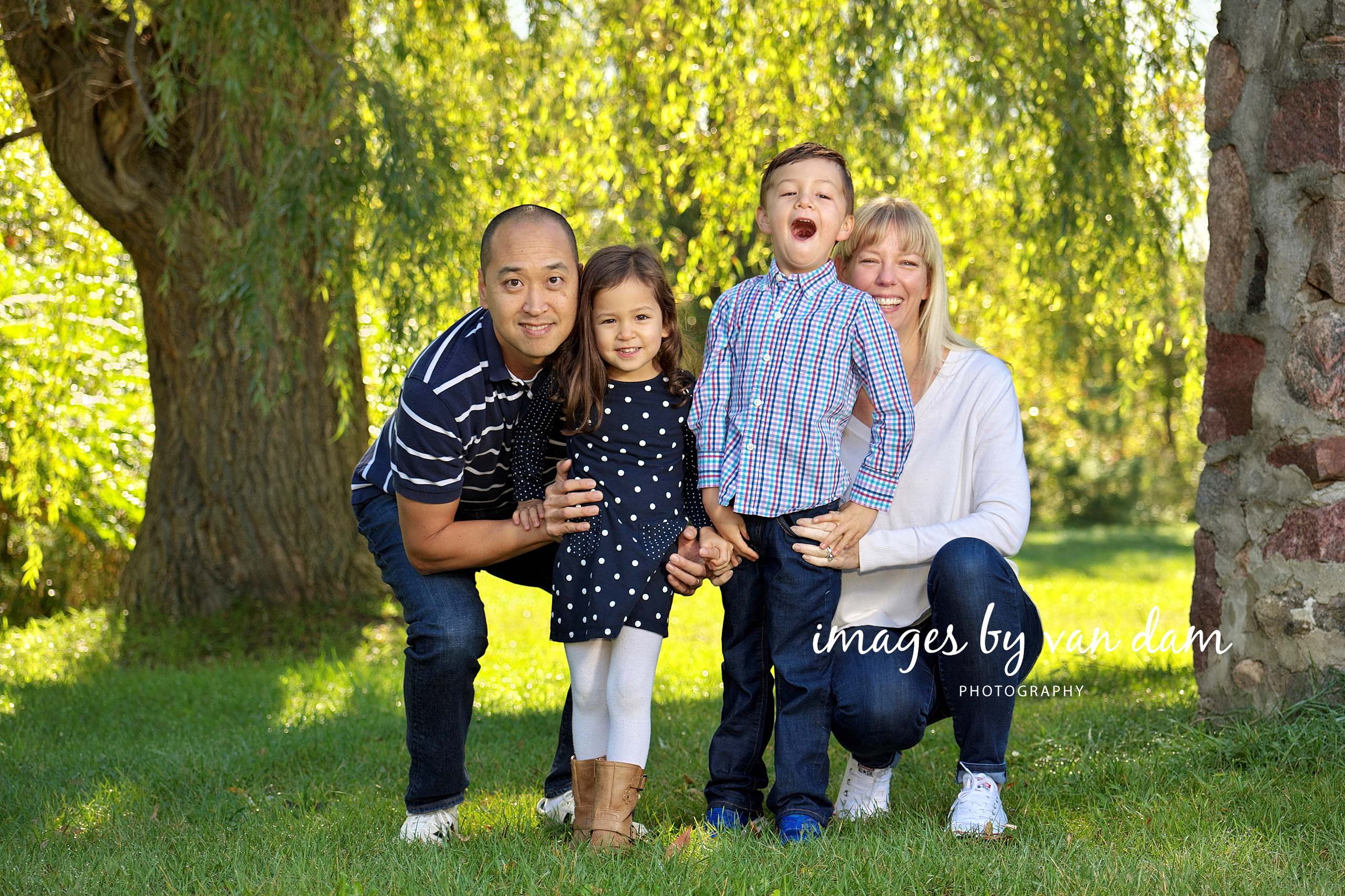 Family Portraits at Sainte Marie Park in Midland