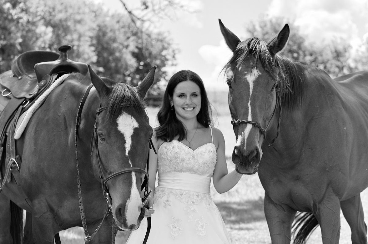 bride with horse 8