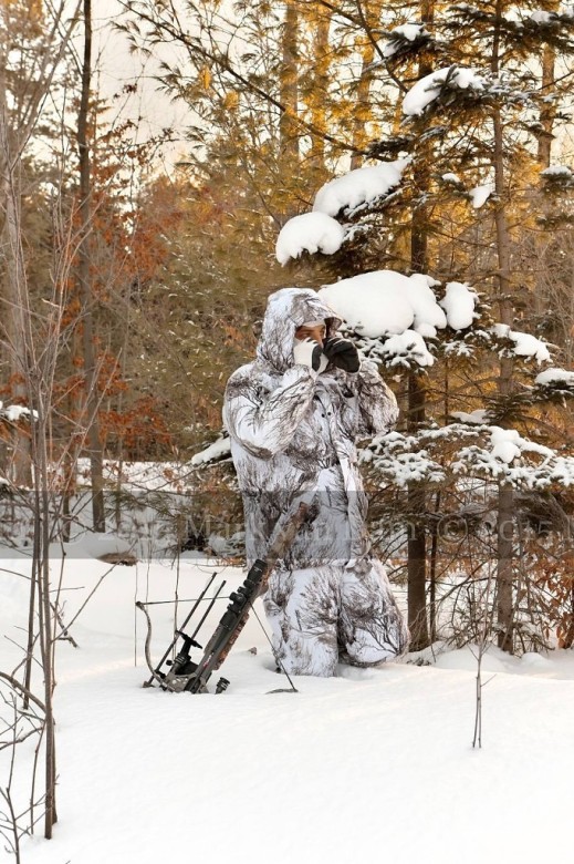 winter hunting photography A108