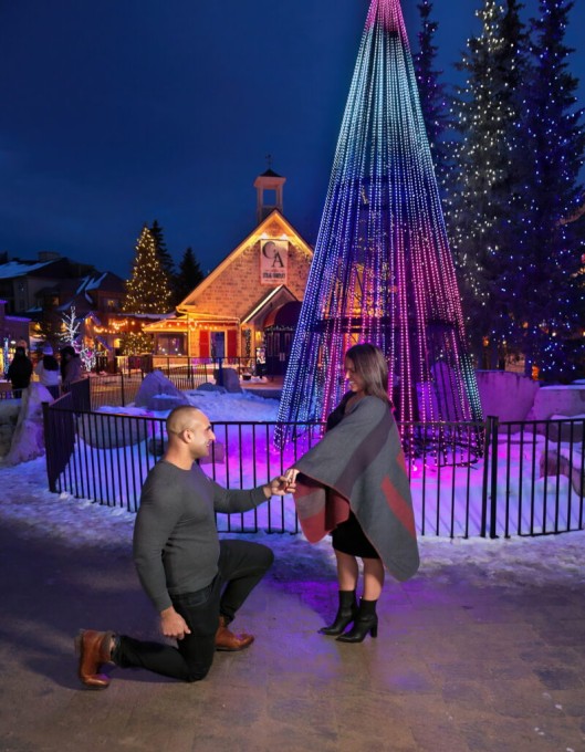 PROPOSAL AND ENGAGEMENT PHOTOGRAPHY AT BLUE MOUNTAIN VILLAGE