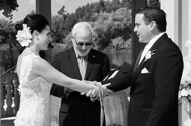 wedding ceremony at royal ambassador in caledon