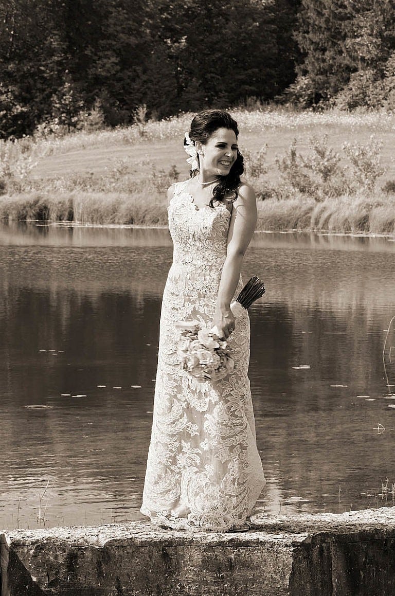 Beautiful bride at The Royal Ambassador in Caledon, Ontario