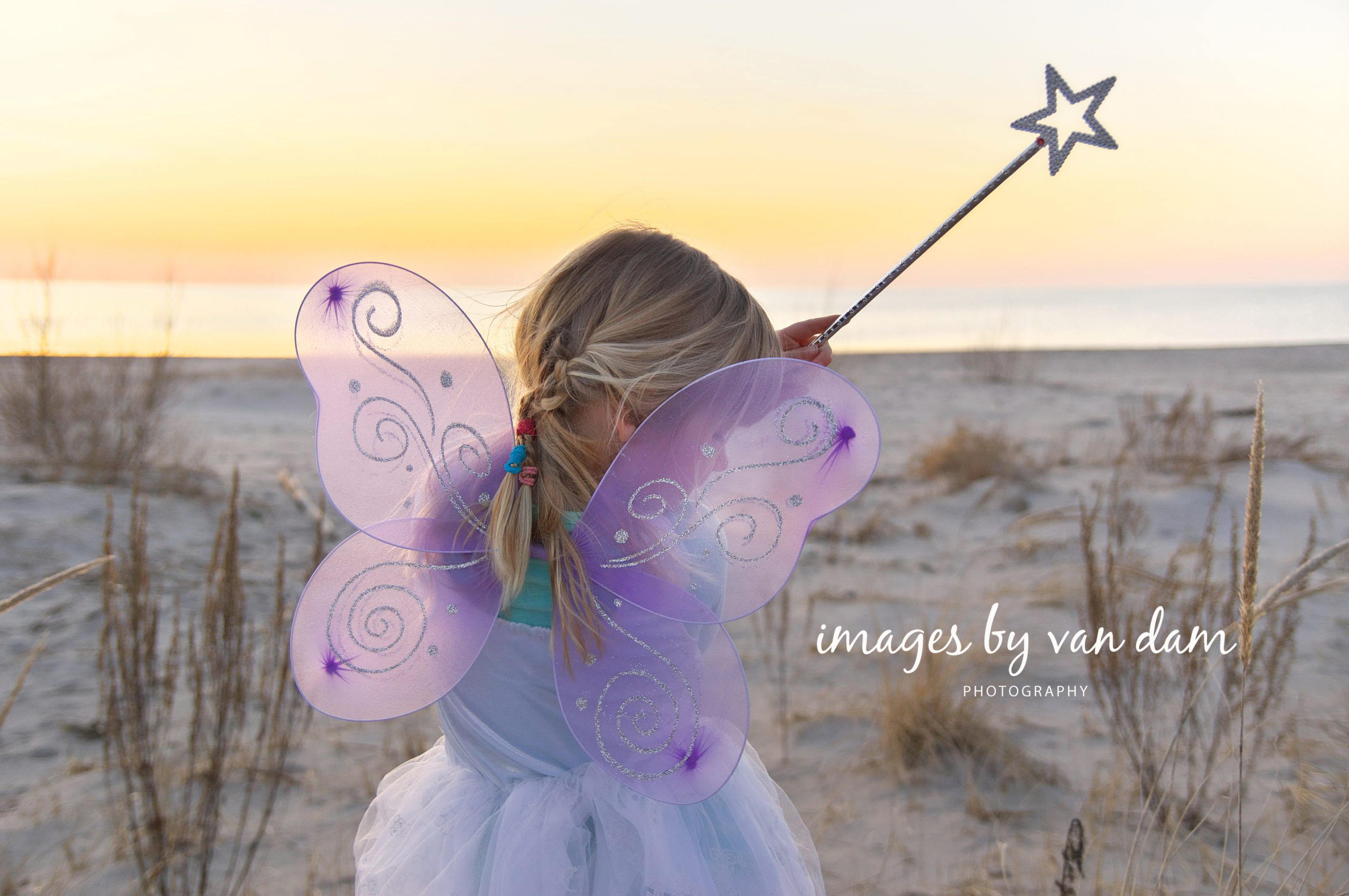 Magical Fairy portrait at sunset Wasaga Beach